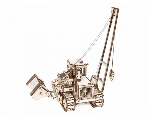 Деревянный конструктор Lemmo Трубоукладчик, 472 детали