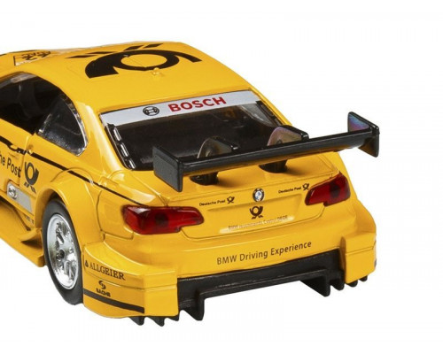 Машина АВТОПАНОРАМА BMW M3 DTM, желтый, 1/42, инерция, в/к 17,5*12,5*6,5 см