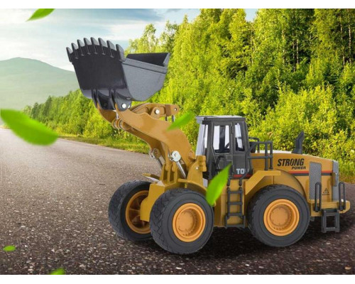 Металлический фронтальный погрузчик HUI NA TOYS 1/40