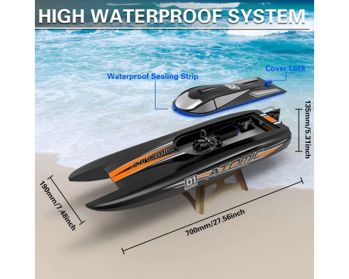 Радиоуправляемый катер Volantex RC AtomicX Brushless 2.4G LiPo RTR