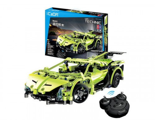 Р/У конструктор CaDA Technic спортивная машина (453 детали)
