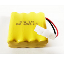 Аккумуляторная батарея Ni-Cd 1000mAh, 9.6V для танка Heng Long