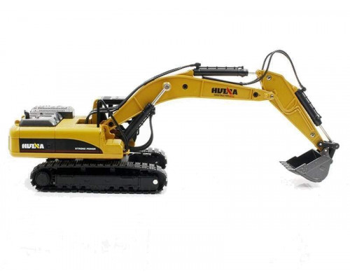 Металлический экскаватор с ковшом HUI NA TOYS 1/50