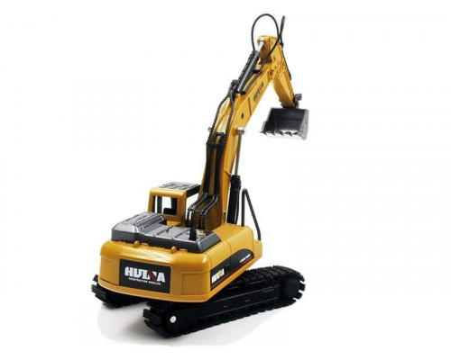 Металлический экскаватор с ковшом HUI NA TOYS 1/50