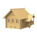 Сборная деревянная модель СВМодель. Деревенская изба, 633 детали, 1/35