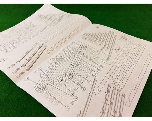 Сборная деревянная модель СВМодель. Деревенская изба, 633 детали, 1/35