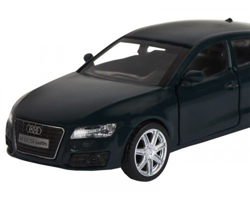 Машина АВТОПАНОРАМА Audi A7, зеленый, 1/43, инерция, в/к 17,5*12,5*6,5 см