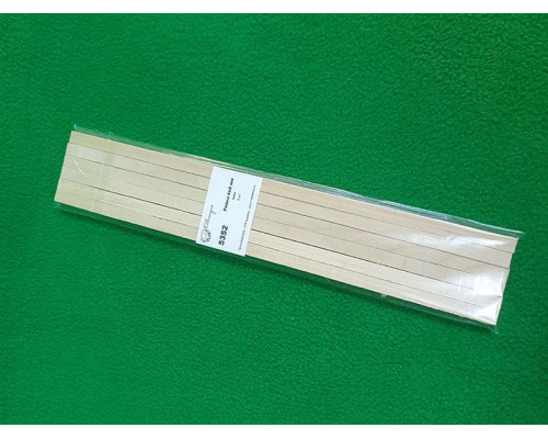 Деревянные рейки 6х8 мм, длина 300 мм, липа, 6 шт