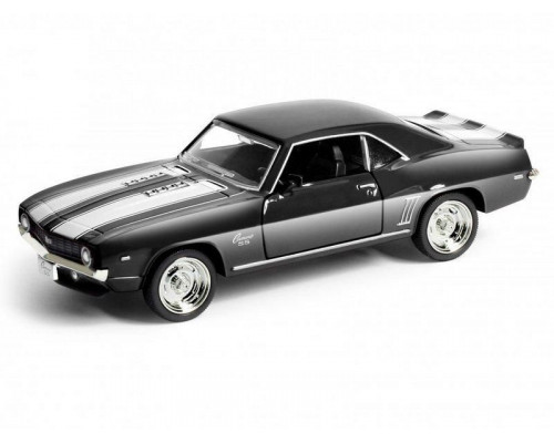 Машина Ideal 1:30-39 Chevrolet Camaro 1969 (черн. матов.)