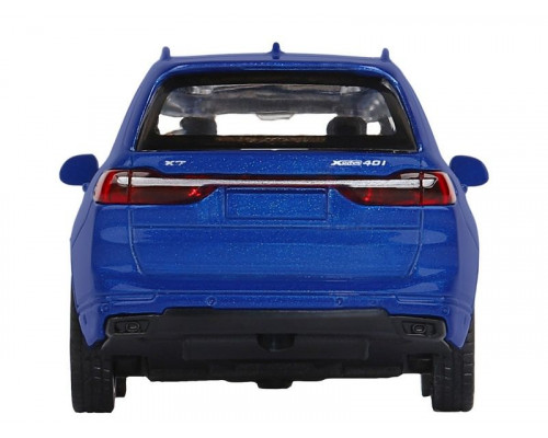 Машина АВТОПАНОРАМА BMW X7, синий, 1/44, инерция, в/к 17,5*12,5*6,5 см