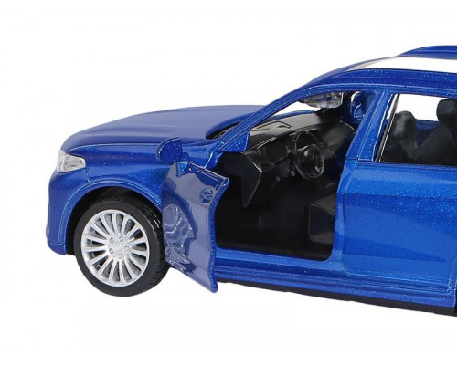 Машина АВТОПАНОРАМА BMW X7, синий, 1/44, инерция, в/к 17,5*12,5*6,5 см