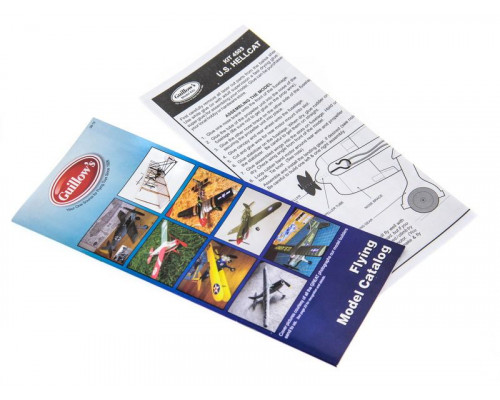 Сборная дер.модель.Самолет U.S. Hellcat. Guillows 1/48