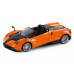 Машина АВТОПАНОРАМА Pagani Huayra Roadster, оранжевый, 1/24, свет, звук, в/к 24,5*12,5*10,5 см