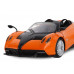Машина АВТОПАНОРАМА Pagani Huayra Roadster, оранжевый, 1/24, свет, звук, в/к 24,5*12,5*10,5 см