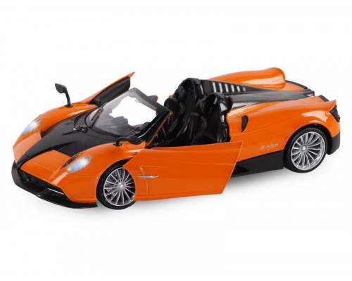 Машина АВТОПАНОРАМА Pagani Huayra Roadster, оранжевый, 1/24, свет, звук, в/к 24,5*12,5*10,5 см