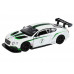 Машина АВТОПАНОРАМА Bentley Continental GT3, белый, 1/32, свет, звук, инерция, в/к 17,5*13,5*9 см