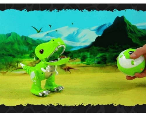 Р/У динозаврик  Feilun, звук, свет, сенсор