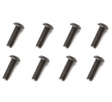 Винт с головкой под шестигранник, полукруглый М2.5х6мм, 8 шт.