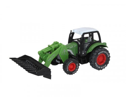 Машина АВТОПАНОРАМА ТРАКТОР, зеленый, инерция, в/к 20,5*7,5*9 см
