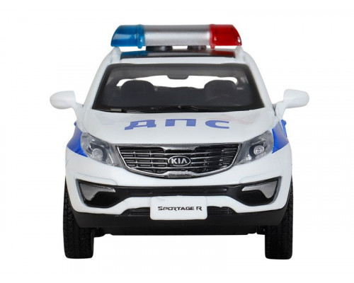 Машина АВТОПАНОРАМА KIA SPORTAGE R, Полиция, 1/39, инерция, откр. двери, в/к 17,5*12,5*6,5 см