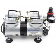 Компрессор JAS 1205, с регулятором давления, автоматика, два режима работы, два цилиндра