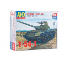Сборная модель AVD Средний танк T-54-1, 1/43