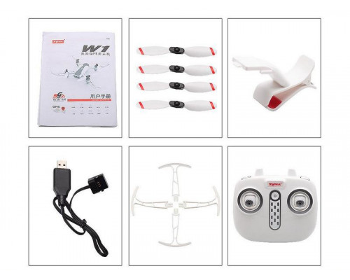Р/У квадрокоптер Syma W1 brushless с FPV трансляцией Wi-Fi, барометр, GPS, 6-AXIS, 2.4G RTF