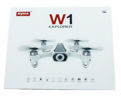 Р/У квадрокоптер Syma W1 brushless с FPV трансляцией Wi-Fi, барометр, GPS, 6-AXIS, 2.4G RTF