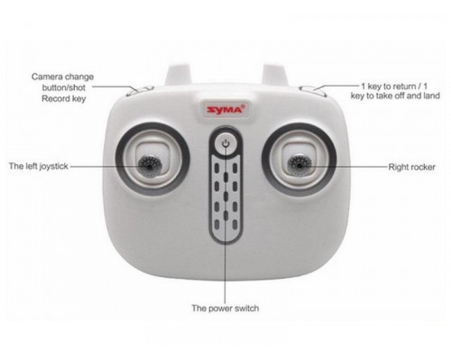 Р/У квадрокоптер Syma W1 brushless с FPV трансляцией Wi-Fi, барометр, GPS, 6-AXIS, 2.4G RTF