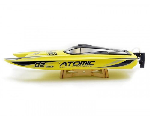 Радиоуправляемый катамаран Volantex RC ATOMIC 700 желтый Brushless 2.4G LiPo RTR