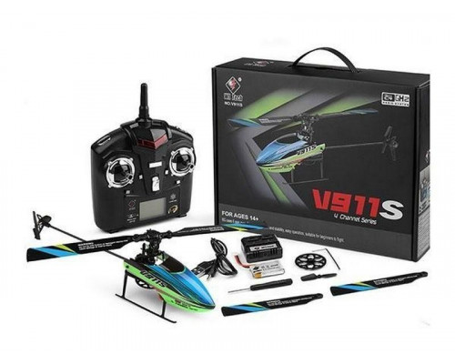 Радиоуправляемый вертолет WLToys V911S 4Ch 2.4G RTF