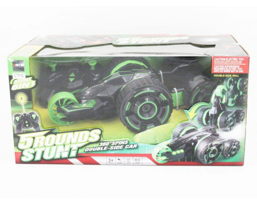 Р/У машинка-перевертыш Meiqibao 5588-602 пятиколесная, акб