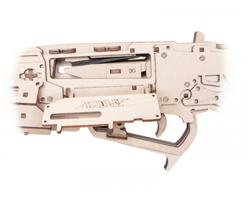 Деревянный конструктор Lemmo Ружье Шторм, 123 детали