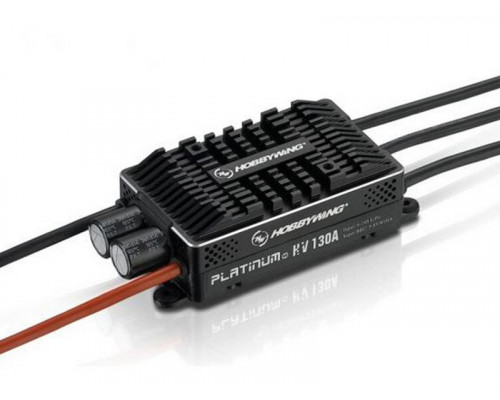 Бесколлекторный регулятор Hobbywing Platinum HV-130A-OPTO-V4 (130A-160A, Aircraft, Heli)