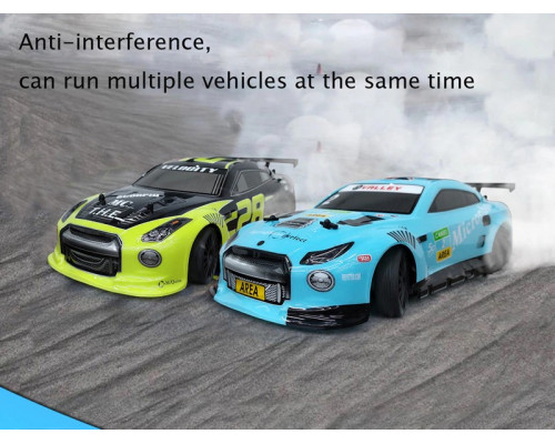 Радиоуправляемая машина Volantex RC для дрифта зеленый 4WD 2.4G 1/14 RTR