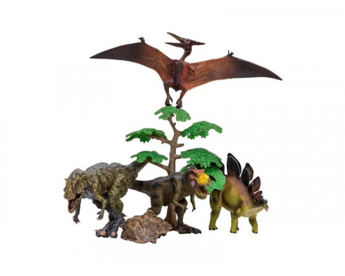 Динозавры MASAI MARA MM206-026 для детей серии Мир динозавров (набор фигурок из 6 пр.)