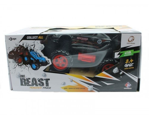 Р/У внедорожник Monstre Truck Nissan Skyline в ассортименте 1/16 + свет + звук