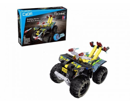 Конструктор CaDA Technic квадроцикл совместим с C52003W, инерционный (164 детали)