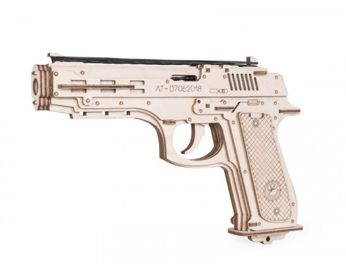 Деревянный конструктор Lemmo Пистолет №ЛТ07052018, 85 деталей