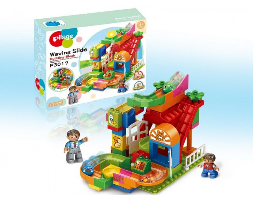 Конструктор Pilage Булочная (71 деталь), лабиринт с шариками