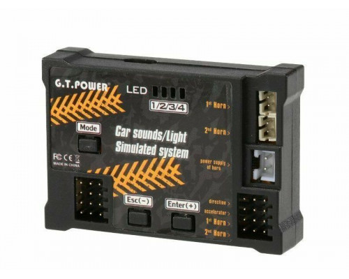 Комплект освещения G.T.Power с блоком управления и звуковой системой c Bluetooth