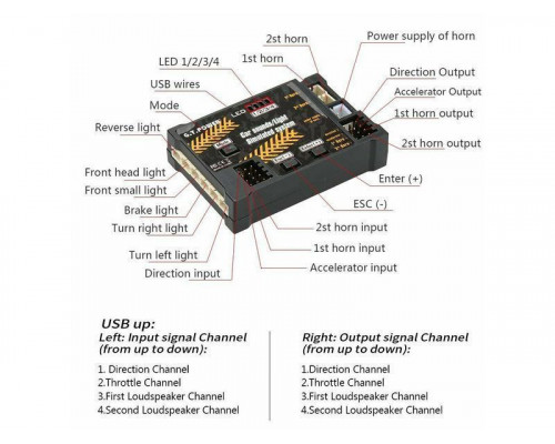 Комплект освещения G.T.Power с блоком управления и звуковой системой c Bluetooth
