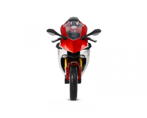 Мотоцикл АВТОПАНОРАМА YAMAHA YZF-R1, 1/12, металл, красный, свободный ход колес