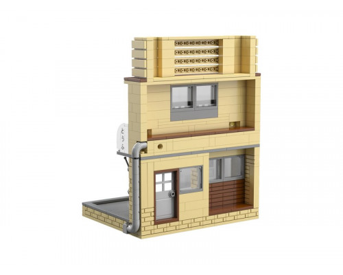 Конструктор CADA входная дверь магазина тофу Fujiwara (414 деталей)