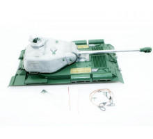 Верхняя часть корпуса с металлической башней на 360° для танка Taigen ИС-2 с ВВ-пушкой, неокрашена