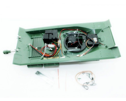 Верхняя часть корпуса с металлической башней на 360° для танка Taigen ИС-2 с ВВ-пушкой, неокрашена