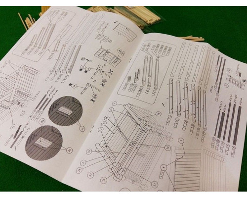 Сборная деревянная модель СВМодель. Амбар из деревни Коккойла, 296 деталей, 1/72
