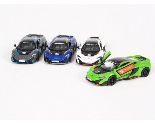 Машина Kinsmart 1:36 McLaren 675LT, инерция (1/12шт.) б/к