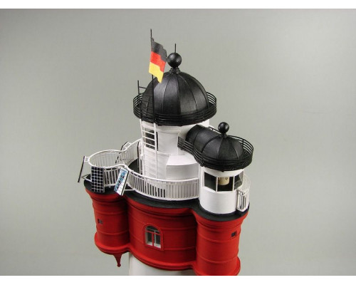 Сборная картонная модель Shipyard маяк Roter Sand Lighthouse (№46), 1/87