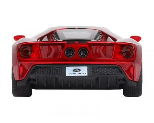 Машина АВТОПАНОРАМА Ford GT, красный, 1/32, свет, звук, инерция, в/к 17,5*12,5*6,5 см
